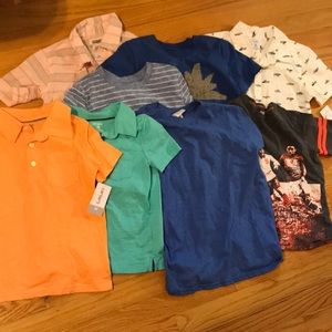 8 size 5T tops (boy)